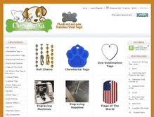 Tablet Screenshot of chewbarka.com